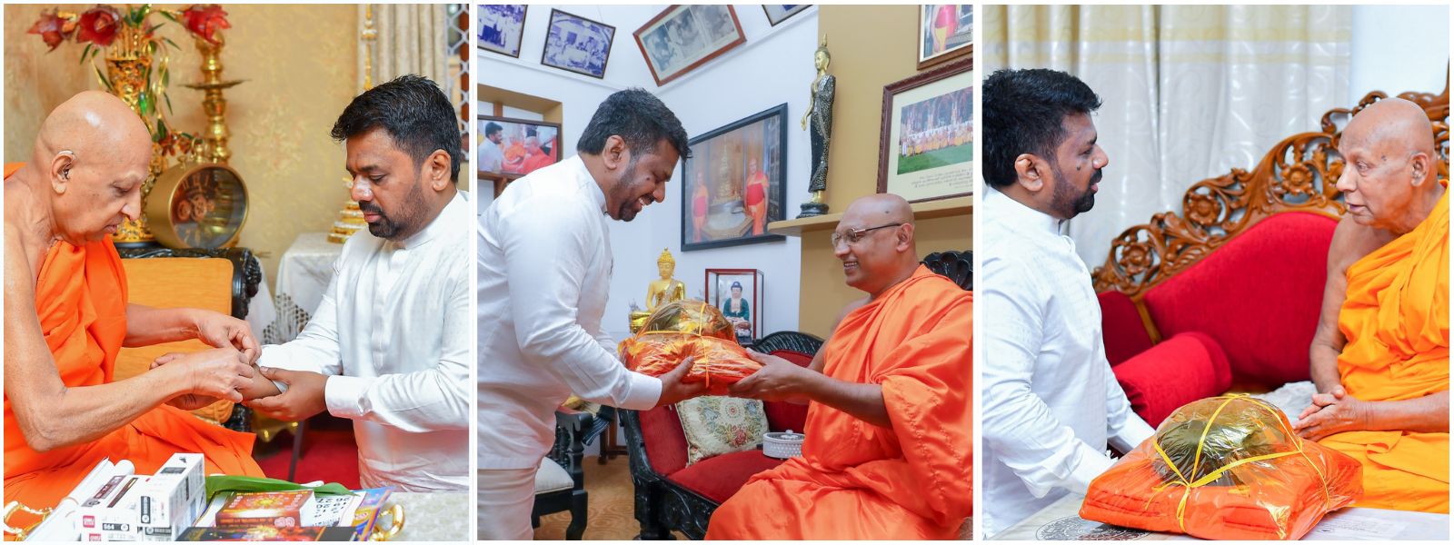 President Pays Homage to the Sacred Tooth Relic